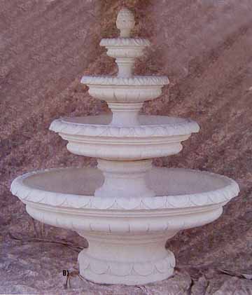  Garden Fountain, Cast Stone Garden Fountain Tiered Fountain for sale